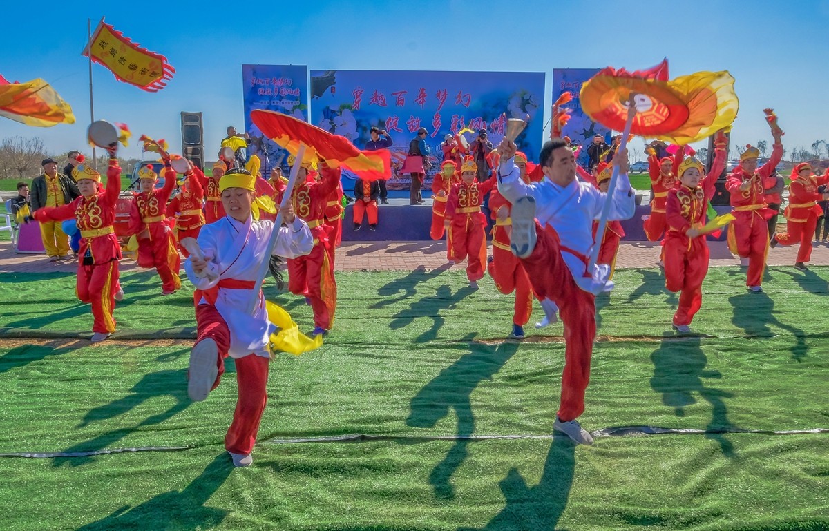 商河赏花节鼓子秧歌