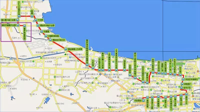 烟台开发区206路公交车3月26日起将调整线路走向