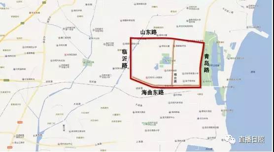 日照市主城区核心区道路交通将大变样范围公布