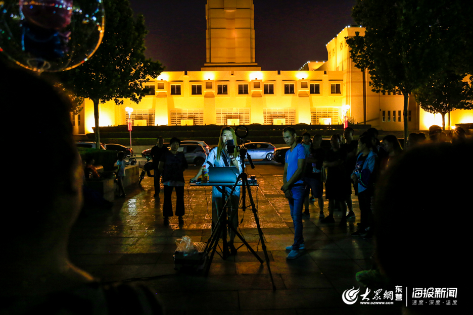 活力满满夜东营⑧组图广场多彩夜生活让城市更美好