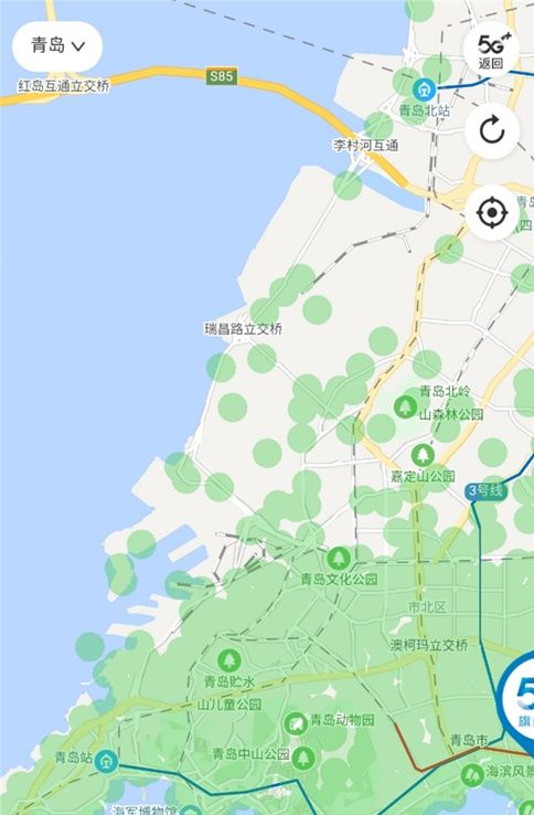 青岛5g基站地图奉上 快来看看你家有信号没!