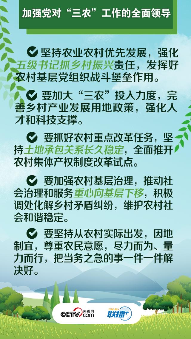 联播+丨划重点！2020“三农”工作这么干