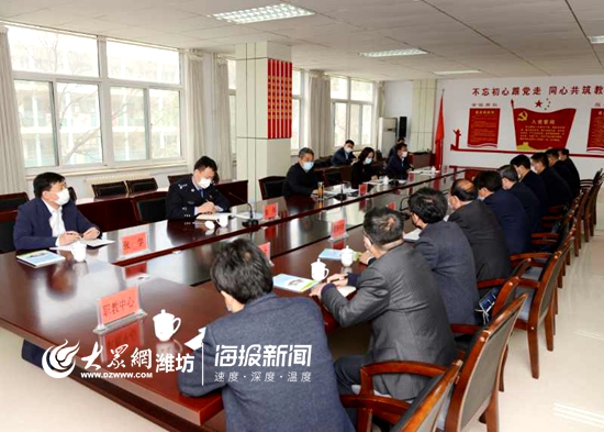 临朐县委书记杜建华到临朐一中检查指导开学准备工作