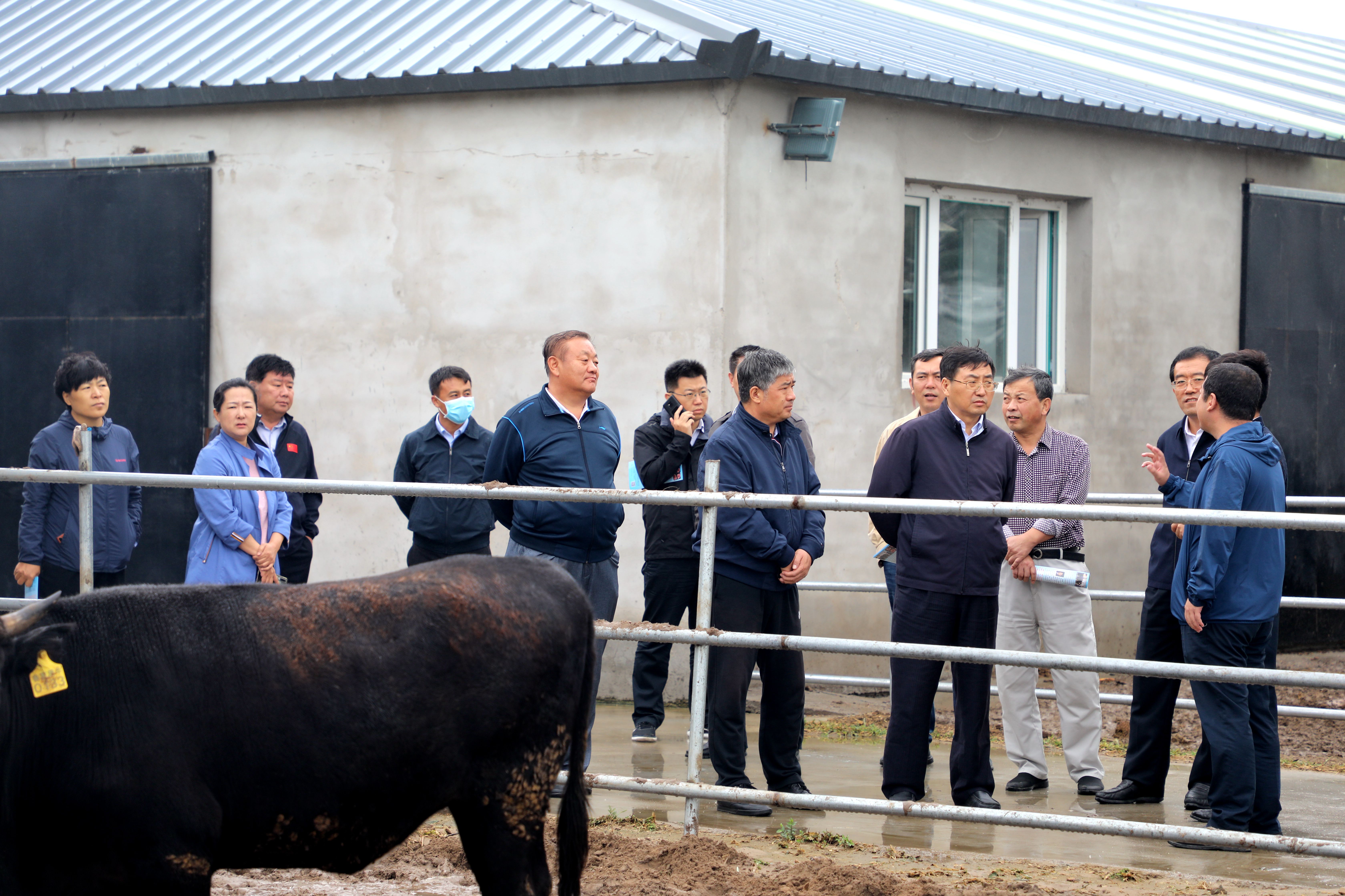 阳信县委书记栾兴刚,县委常委,宣传部长孟青;科右中旗旗长郭堂,阳信