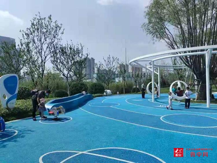 淄博高新区文体中心体育公园开放在即