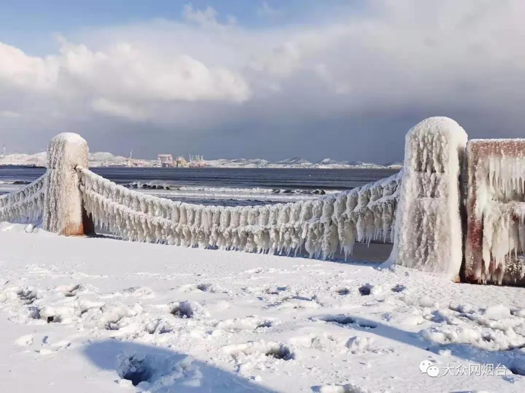 烟台终于下雪了附烟台绝美冰雪图