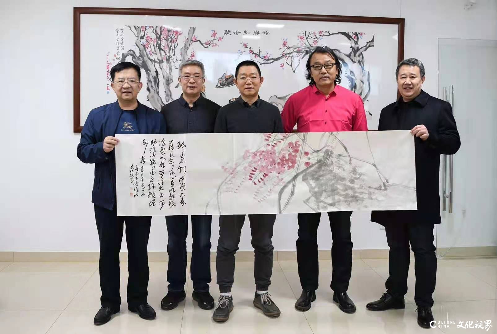 书画同源,共展笔底春风—书法家王谦与画家李洪贞走进文化视界