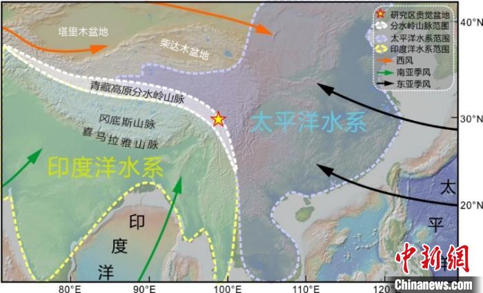 最新研究4400万年前青藏高原东南部由低海拔沙漠隆升高山森林