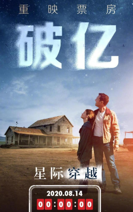 星际穿越重映票房过亿内地累计票房855亿元