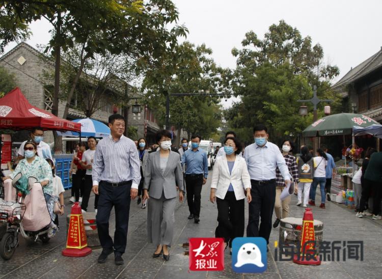 聊城市委副书记市长李长萍一行对十一假期景区文旅市场进行调研