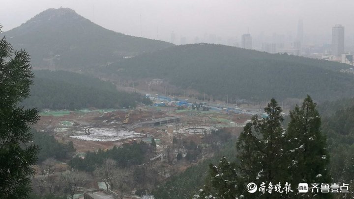 济南佛慧山开元寺广场建成啥样了喷泉已现雏形