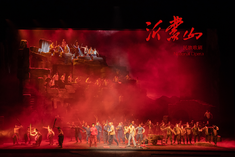 沂蒙那个山上好风光……"4月20日,"庆祝中国共产党100周年优秀舞台