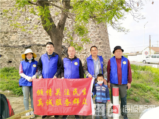 蓬莱区民生服务中心开展环境卫生整治 助力乡村振兴