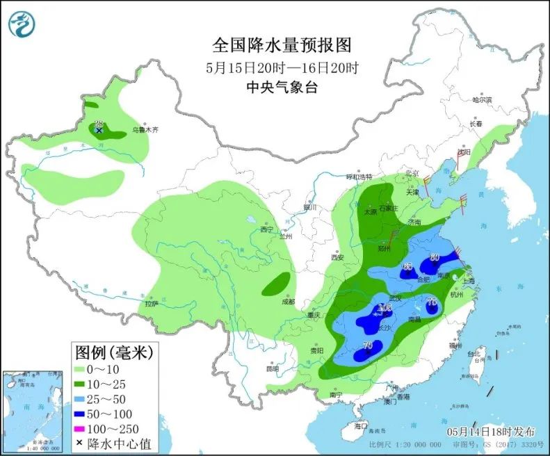 最新全国入夏进程图出炉夏季已推进至长江沿线周末将迎本轮降雨最强