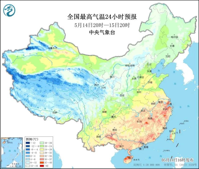 最新全国入夏进程图出炉夏季已推进至长江沿线周末将迎本轮降雨最强