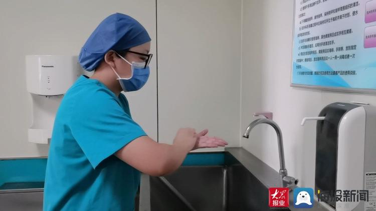 平度市人民医院医务人员正确洗手防疫从细节做起