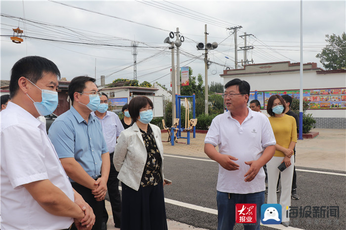 李静,刘向军一行调研沙河站镇新时代文明实践所(站)相关情况(记者 杨