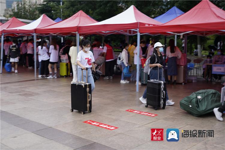 不等风,只能你!青岛科技大学2021级省内新生今天报到