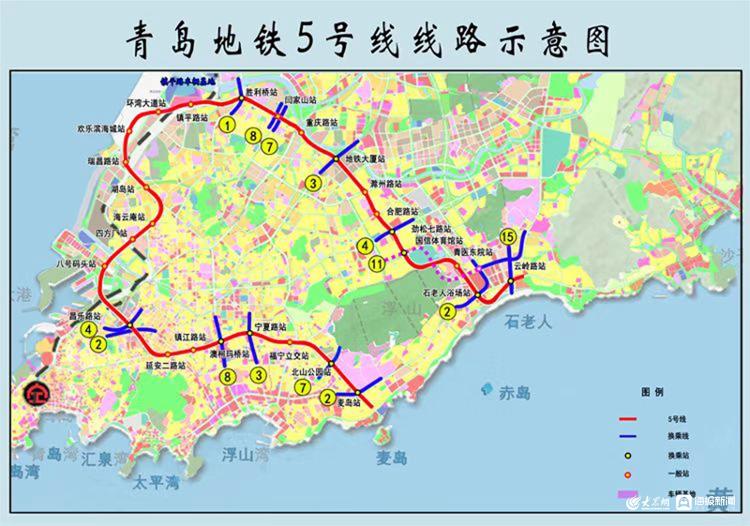 青岛公布未来三年地铁建设开发方案4号线2022年底空载试运行还有多条