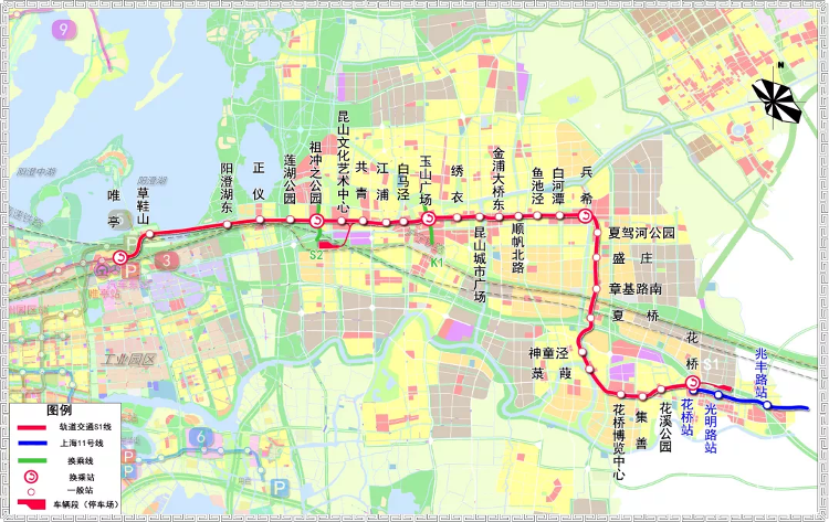 上海坐地铁直达江苏昆山苏州首条轨交s1站点曝光