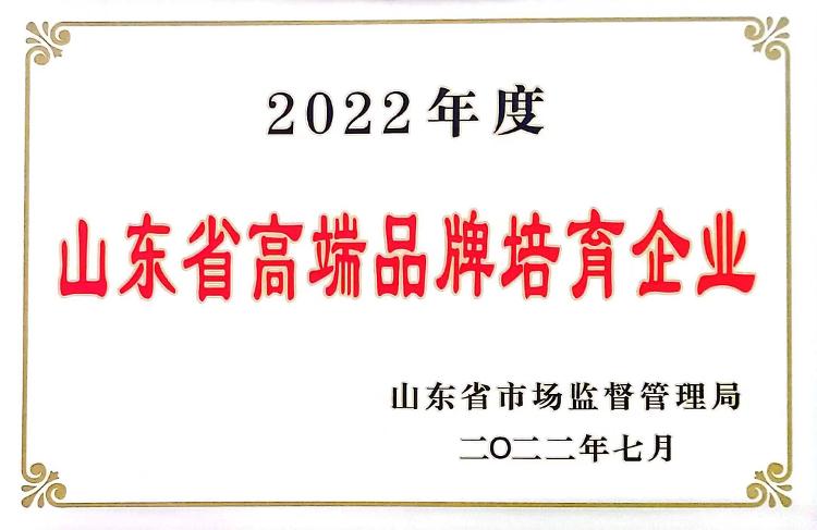 泰安市泰山区11家企业入围山东省高端品牌培育企业名单