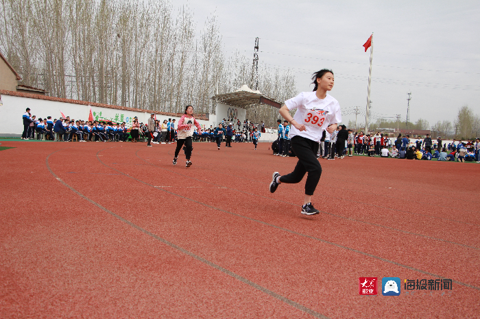 莱芜区口镇中学举行2021年春季田径运动会