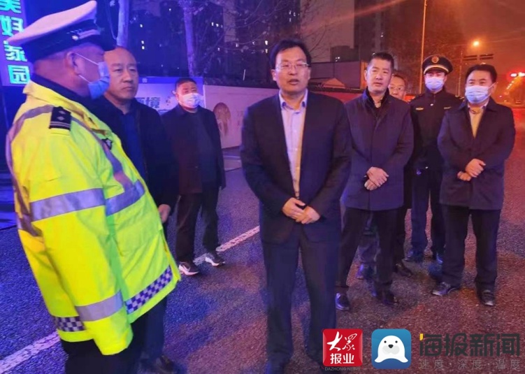 不打招呼不设路线临沂河东区委副书记区长姚运明带队夜查大气污染防治