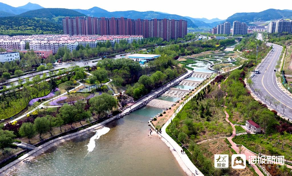 綠滿齊魯美麗山東鳳凰湖孟家水庫綠水青山網紅打卡地