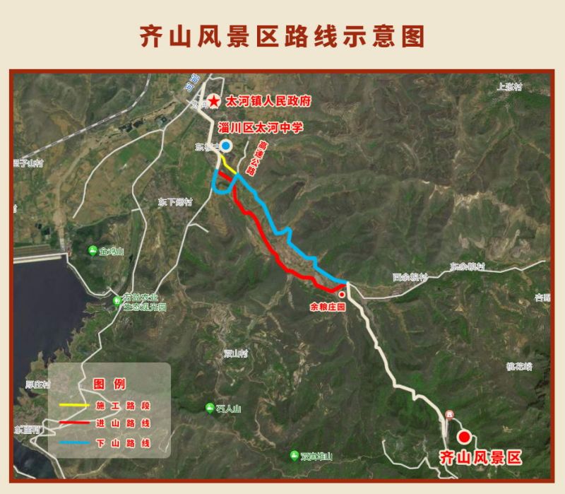 齐山路线图图片