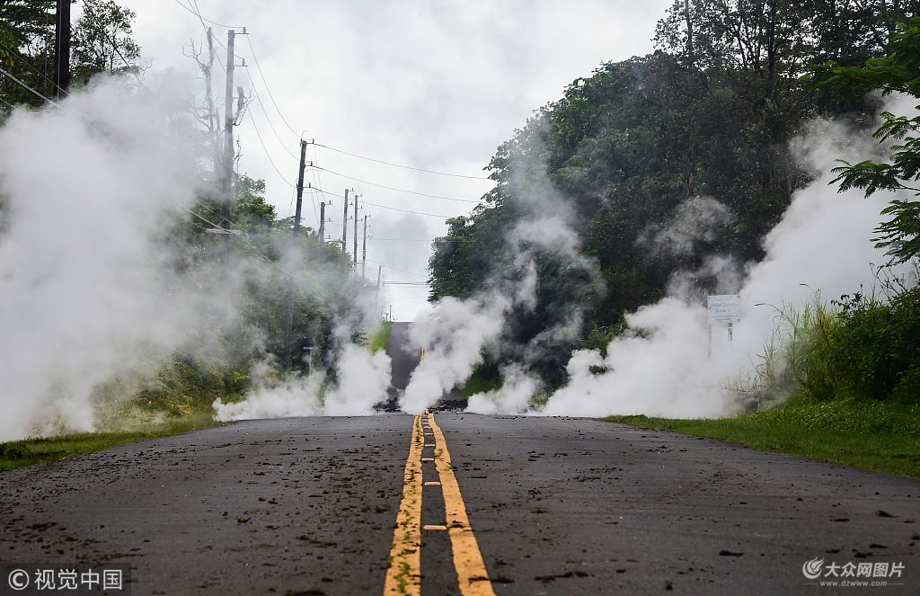 美国夏威夷州发生6.9级地震及火山喷发