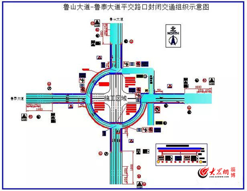 淄博高架快速路规划图图片