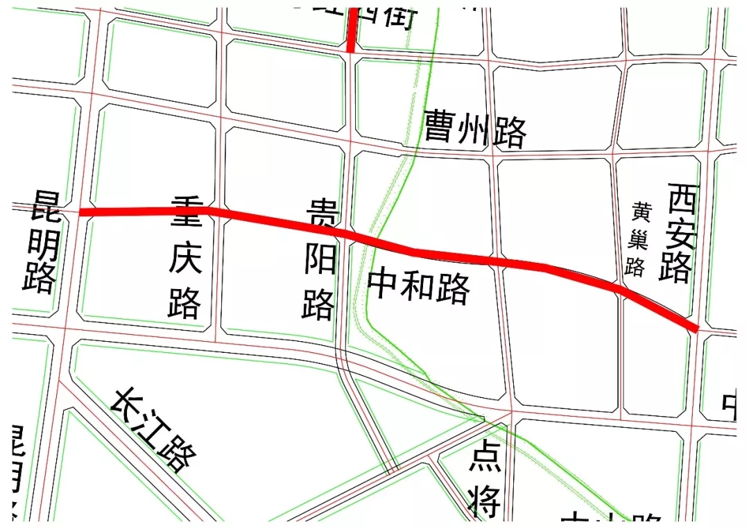 菏澤曹州路中和路點將臺路高平路貴陽路黃巢路即將貫通