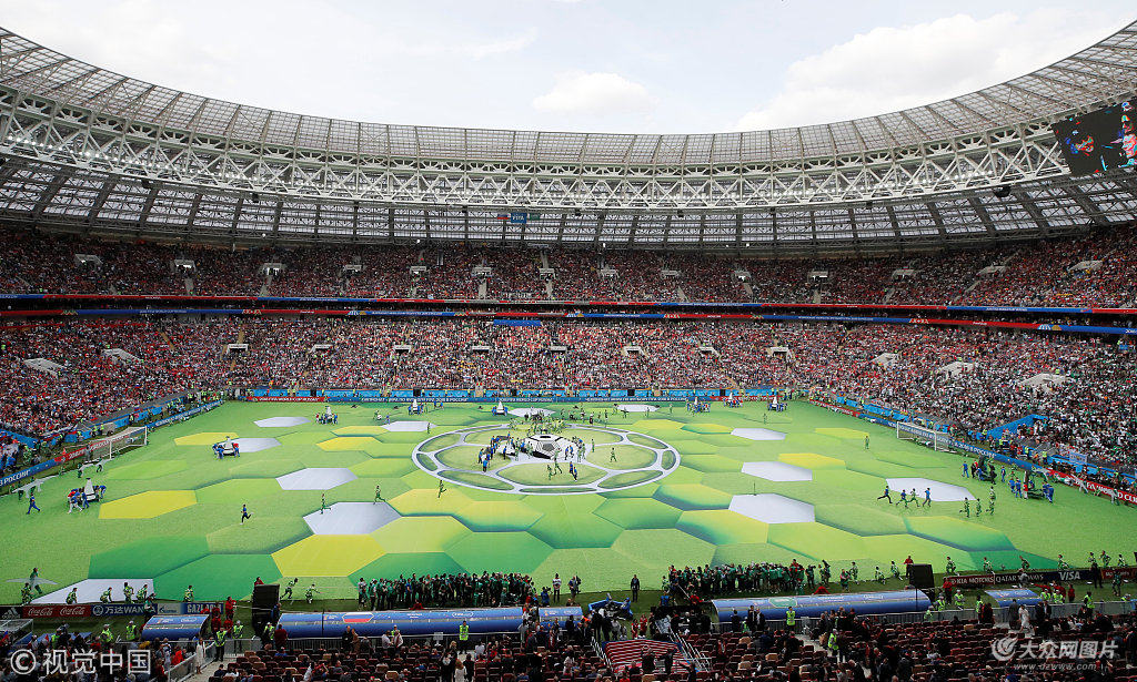 先睹为快2018俄罗斯世界杯开幕式精彩图集