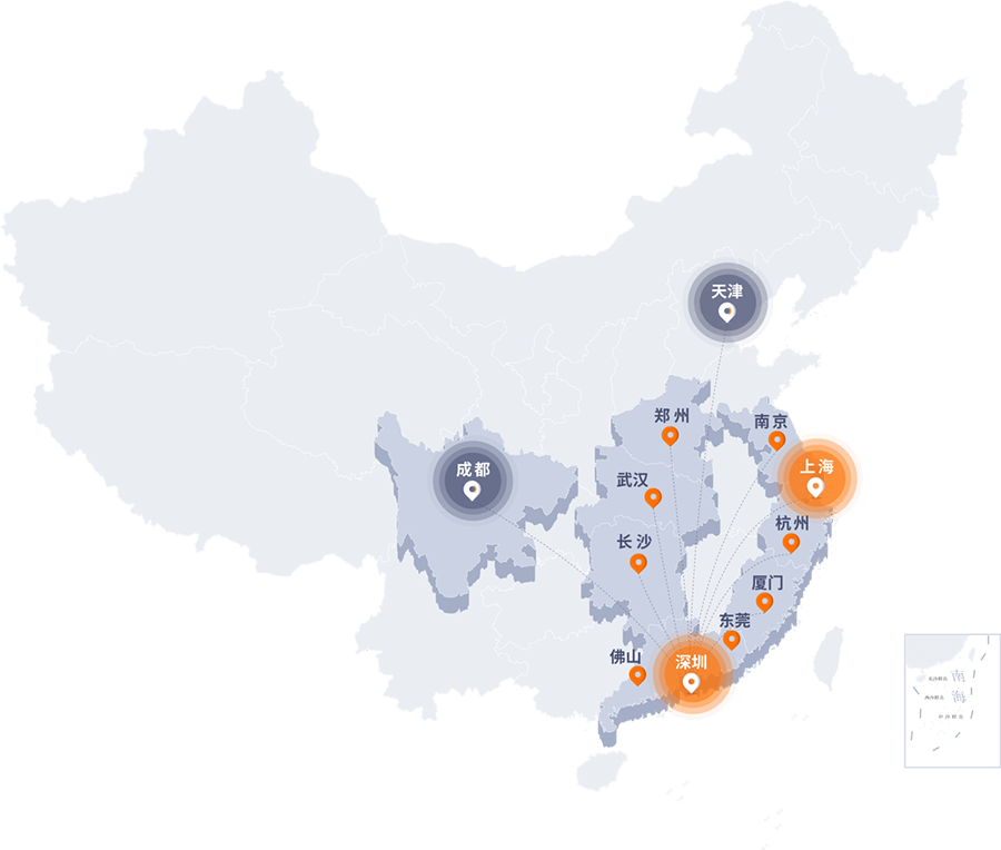 澳康达全国12座重点城市