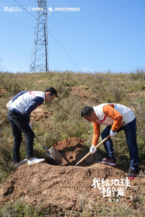 “我给地球植个发”箭牌家居延安植树活动再出发