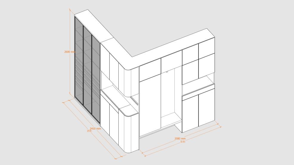 装修锦囊分享极亚新体育平台简鞋柜酒柜一体设计方案快来抄作业(图2)