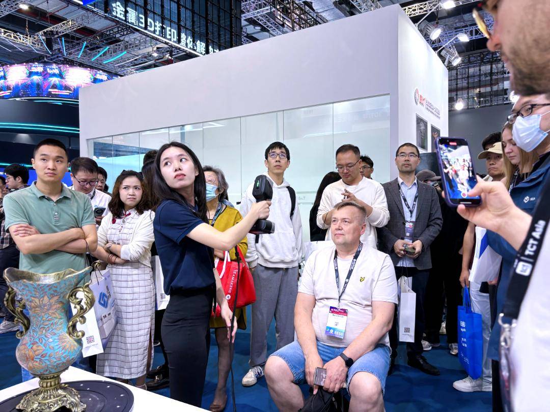 思看科技3d扫描仪精彩亮相2024 tct亚洲展!