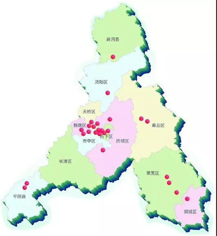 濟南市新版卒中急救地圖發佈濟陽人民醫院圖上有名