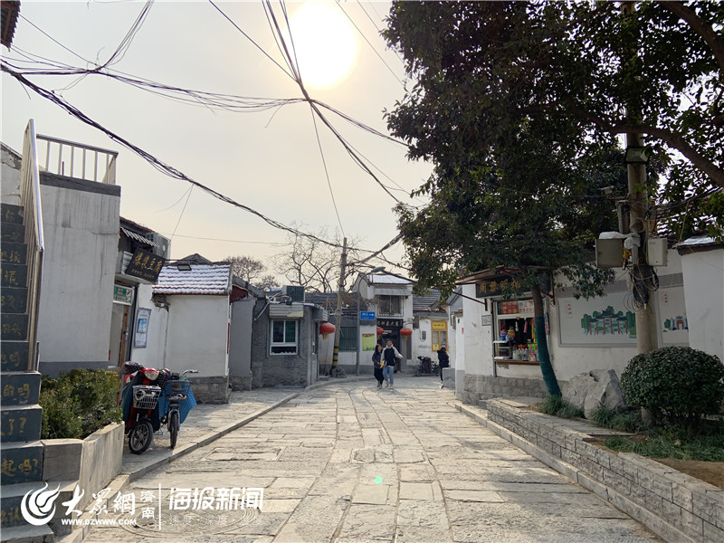 辘轳把子街是济南的一条古老的小巷子,1934年《济南市政府市区测量