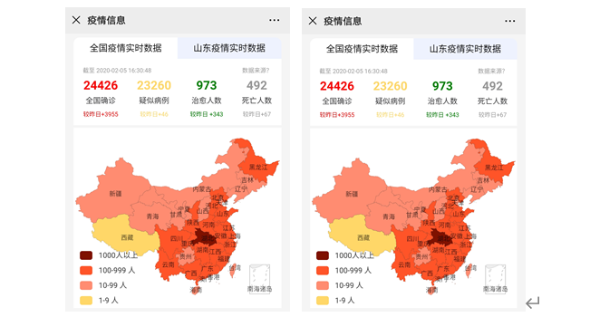 二,实时播报权威疫情动态为阻击疫情,广大群众被告知减少去人群聚集地