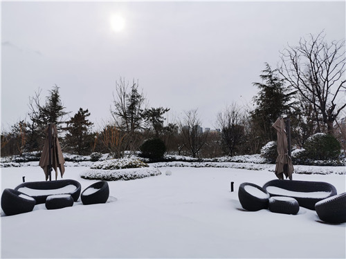 一场大雪一座城潍坊醉美雪景小区出炉更暖心的是