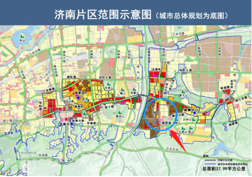 济南神武片区规划图图片