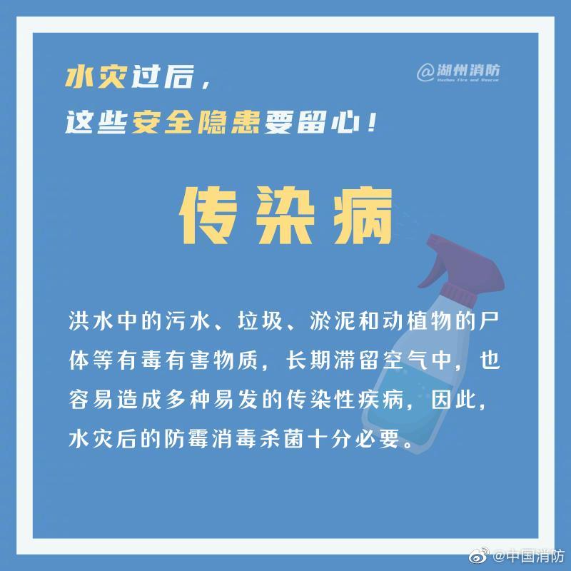 中国消防|水灾过后，这些安全隐患要留心！