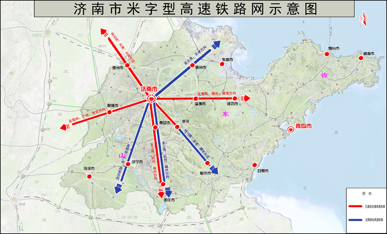 济南高铁朋友圈扩容,米字型网呼之欲出