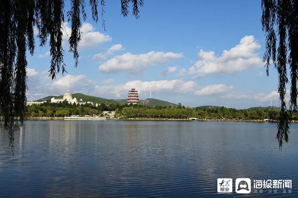 枣庄碧水蓝天图片