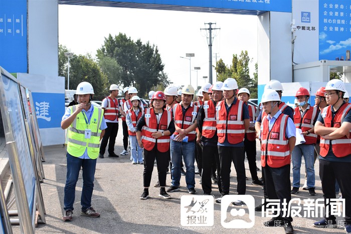 本次觀摩活動旨在通過全方位展示中建八一基礎設施公司濟南新東站市政