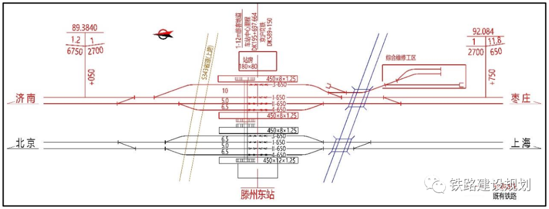 枣庄东站规划图图片