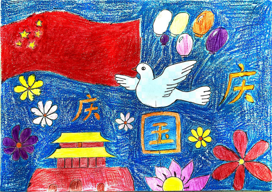 梦圆中国儿童画图片