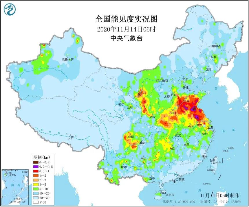 中国天气网|戴好口罩！下半年来最严重的一次雾和霾来了……