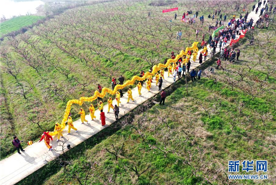 旅游 旅游图片文章 3月14日,游客在全椒县石沛镇南塘花坊选购绿植.